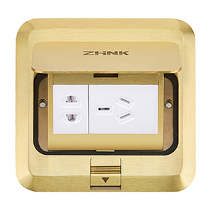 金色弹起式二三插